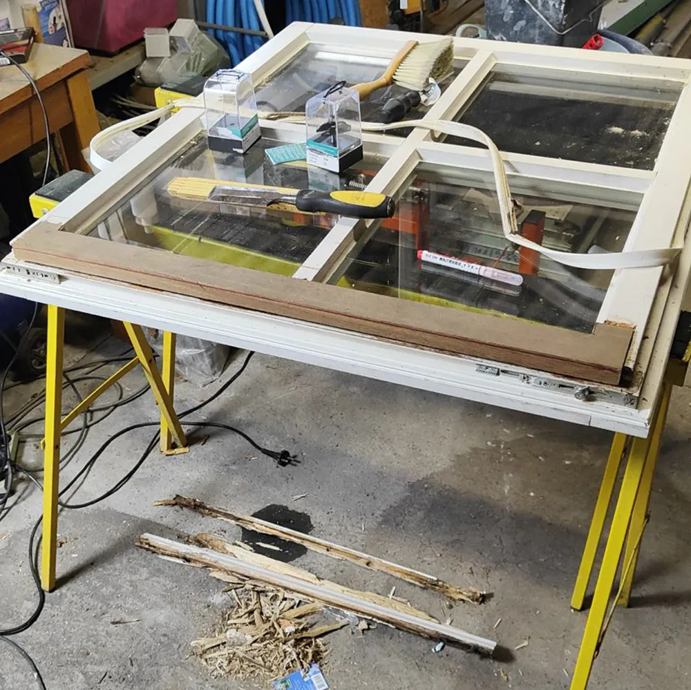 reparation chassis bois